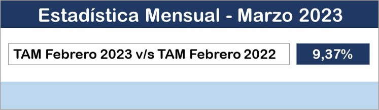 Afme estadística mensual febrero